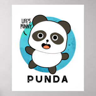 Punda Funny Animal Panda Pun  Poster
