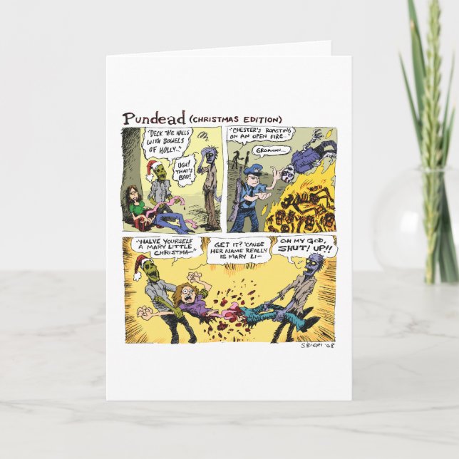 Pundead Holiday Card (Front)