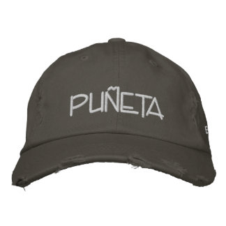 PUÑETA Boricua Puerto Rican Slang Embroidered Hat