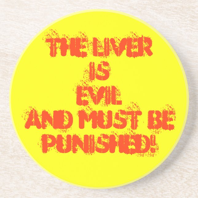 Punishable Liver Coaster (Front)