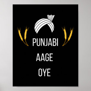 Punjabi Aa Gaye Oye Diljit Dosanjh Lohri Gift Holi Poster