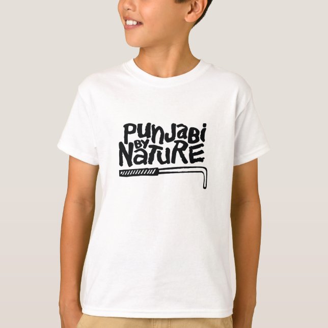 Punjabi By Nature - Boys T-Shirt (Front)