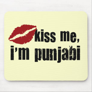 Punjabi Kiss Mouse Mat