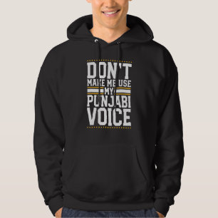 Punjabi Voice Indian  Punjab Hoodie