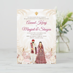 Punjabi wedding invitations & Anand Karaj cards