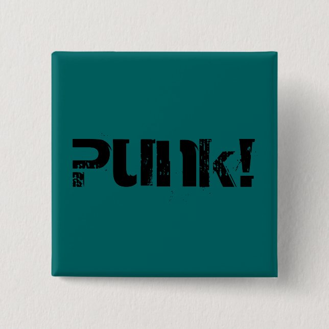 Punk! 15 Cm Square Badge (Front)