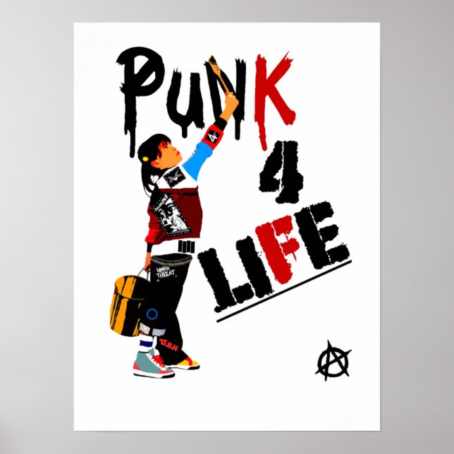 Punk 4 Life Poster (Front)