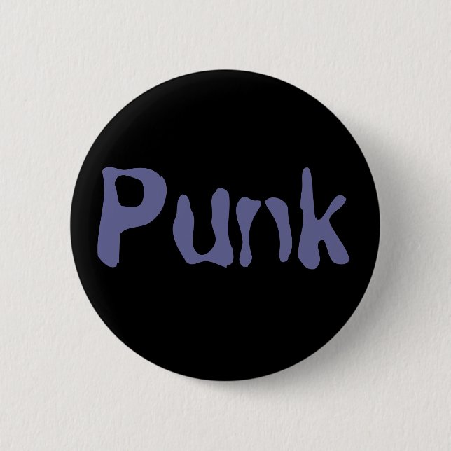 Punk 6 Cm Round Badge (Front)