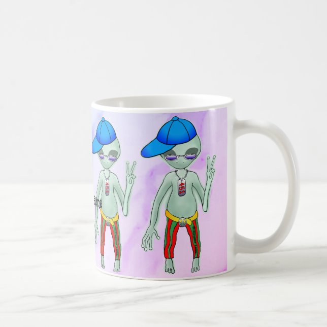 Punk Alien Coffee Mug (Right)