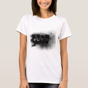 Punk black and white T-Shirt