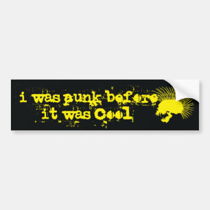 punk bumper sticker