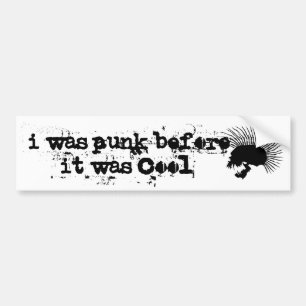 punk bumper sticker