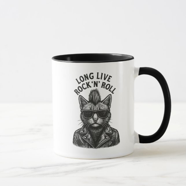 Punk Cat Mug (Right)