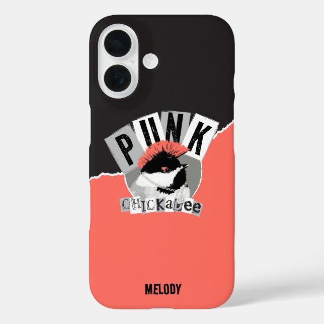 Punk Chickadee Case-Mate iPhone Case (Back)