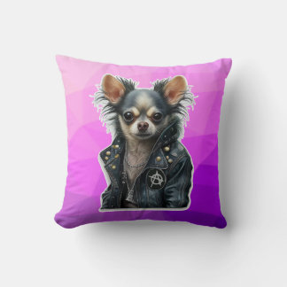 Punk Chihuahua Dog Cushion