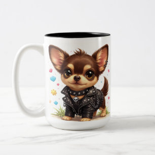 Punk Chihuahua Style Coffee Mug