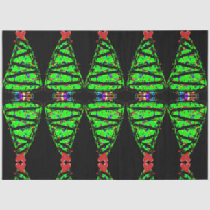 Punk Christmas tree Tissue Paper