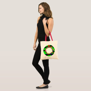 Punk Christmas wreath Tote Bag