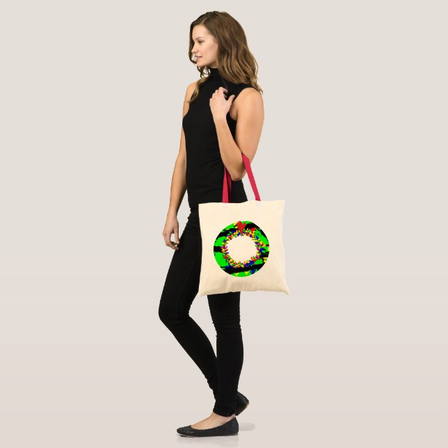 Punk Christmas wreath Tote Bag (Front (Model))