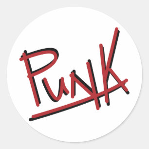 Punk Classic Round Sticker