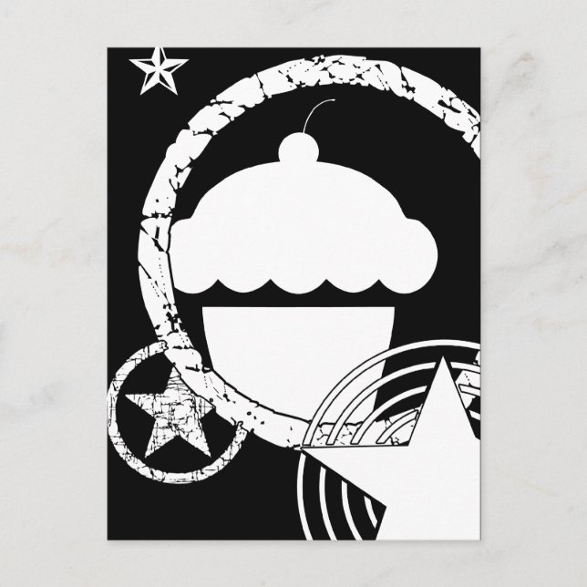 punk cupcake postcard (Front)