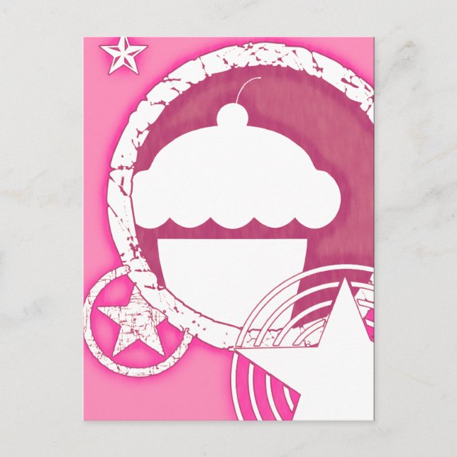 punk cupcake postcard (Front)