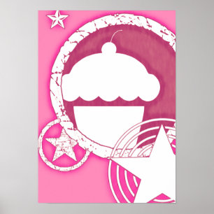 punk cupcake poster