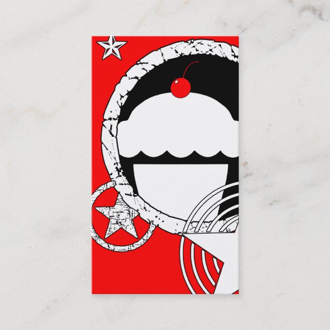 punk cupcakes punch card (Front)