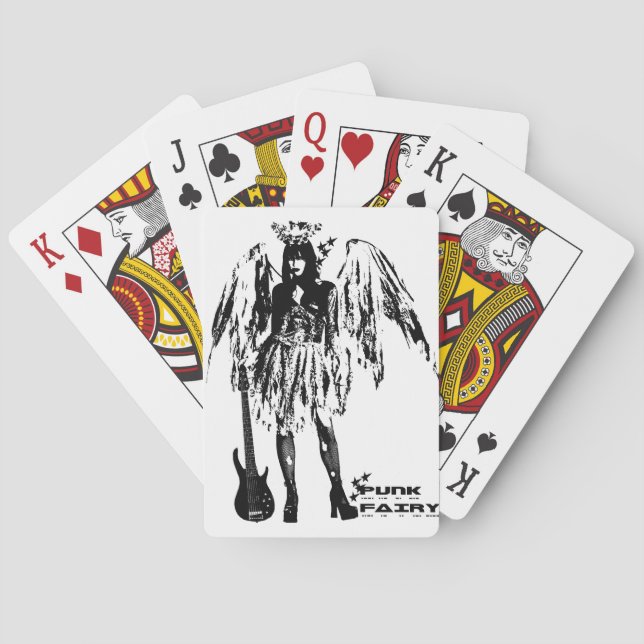 Punk Fairy clothes for adults and children Playing Cards (Back)