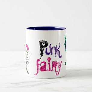 Punk Fairy Two-Tone Coffee Mug