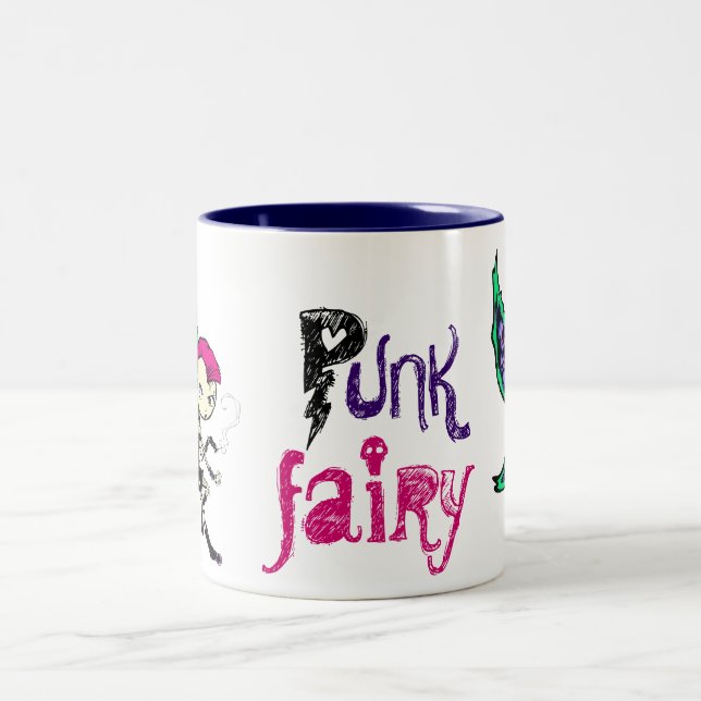 Punk Fairy Two-Tone Coffee Mug (Center)