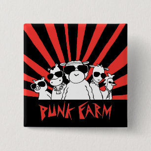 Punk Farm button