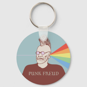 Punk Freud Key Ring