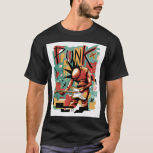 Punk guitarist, punk T-Shirt