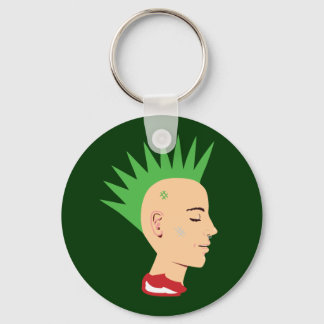 Punk Guy Key Ring