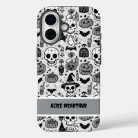 Punk Halloween Trick or Treat Custom Name