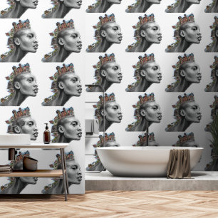 Punk House Hair Girl Art Painting Wallpaper