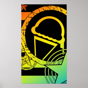 punk ice cream dripz poster