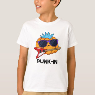 Punk-in Funny Punk Rock Pumpkin Pun T-Shirt