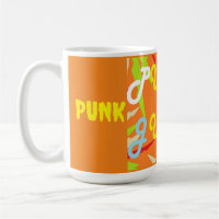 Punk Junk rebel design just say no ! colour orange