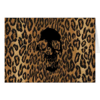 Punk Leopard Card