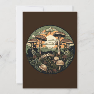 Punk Mushroom Forest Invitation