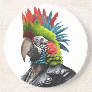 Punk Parrot Coaster