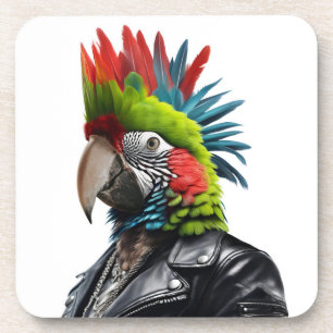 Punk Parrot Coaster