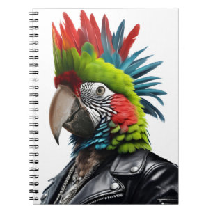 Punk Parrot Notebook