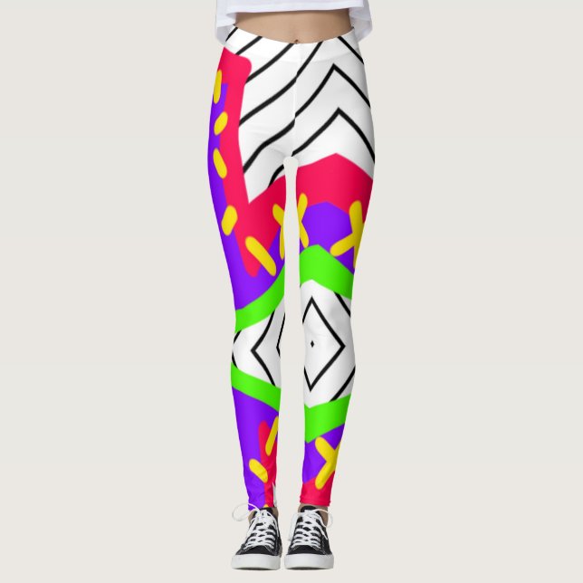 Punk pattern leggings (Front)