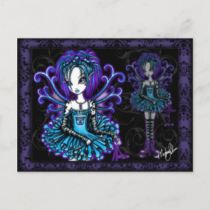 Punk Piper Dragonfly Postcard
