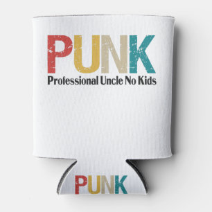 Punk Professional Uncle No Kids Funny Uncle Gift Can Cooler