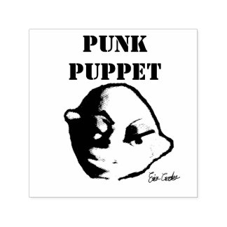 Punk Puppet (Erica Crooks design) Self-inking Stamp