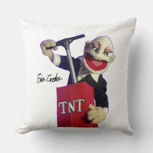 punk puppet with tnt plunger cushion